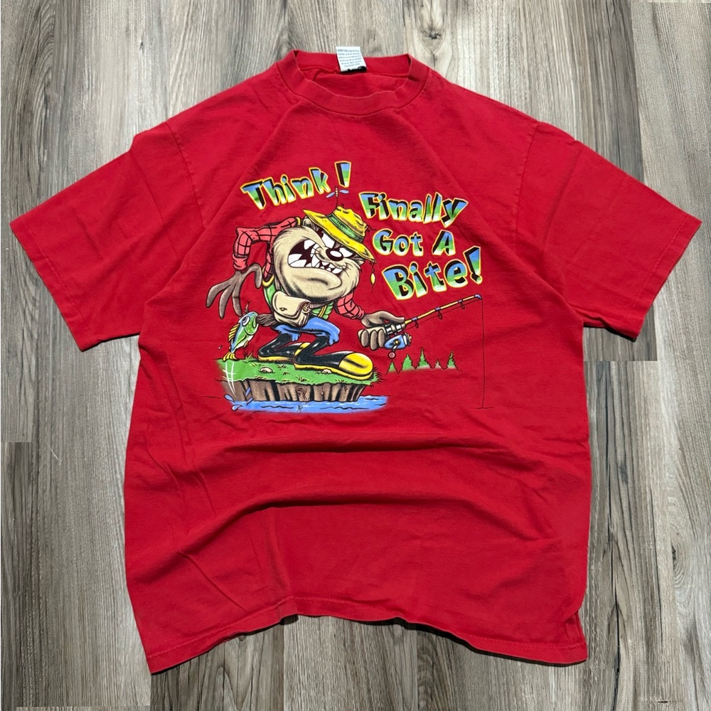 Vintage 1997 Tasmanian Devil Looney Tunes Shirt • Size L